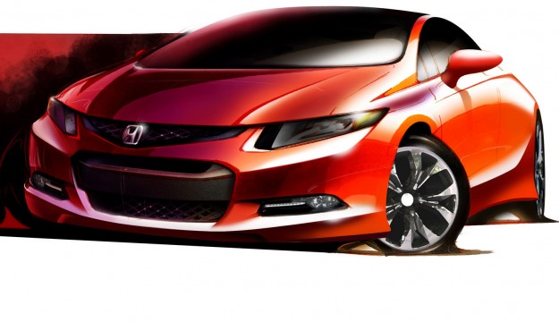 Honda Civic 2012 (sketch)