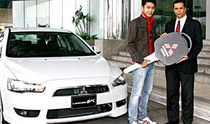 มิตซูบิชิ ดึงคนดัง โปรโมท Lancer EX