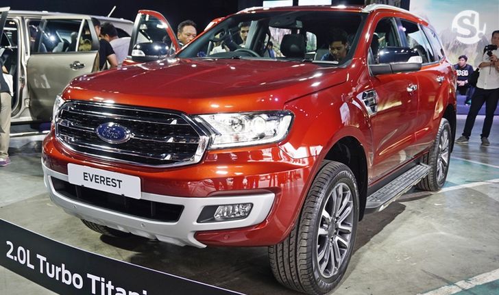 Ford Everest 2018 ไมเนอร์เชนจ์ใหม่ พร้อมขุมพลังเทอร์โบคู่ 2.0 ลิตร เริ่ม 1,299,000 บาท