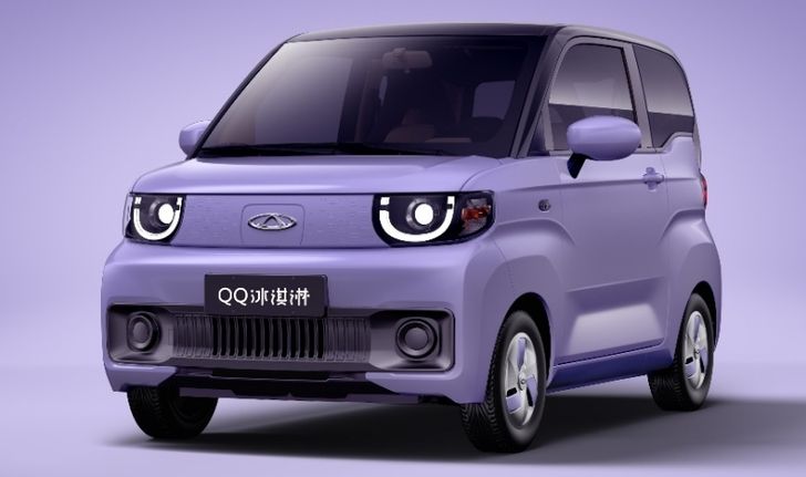 Chery QQ Ice Cream 2022 ใหม่ รถไฟฟ้าจิ๋วเผยภาพห้องโดยสารเป็นครั้งแรก