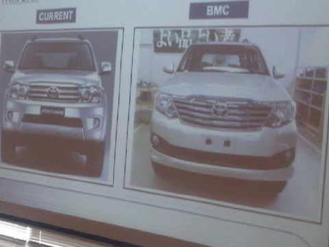 Spy shot toyota fortuner