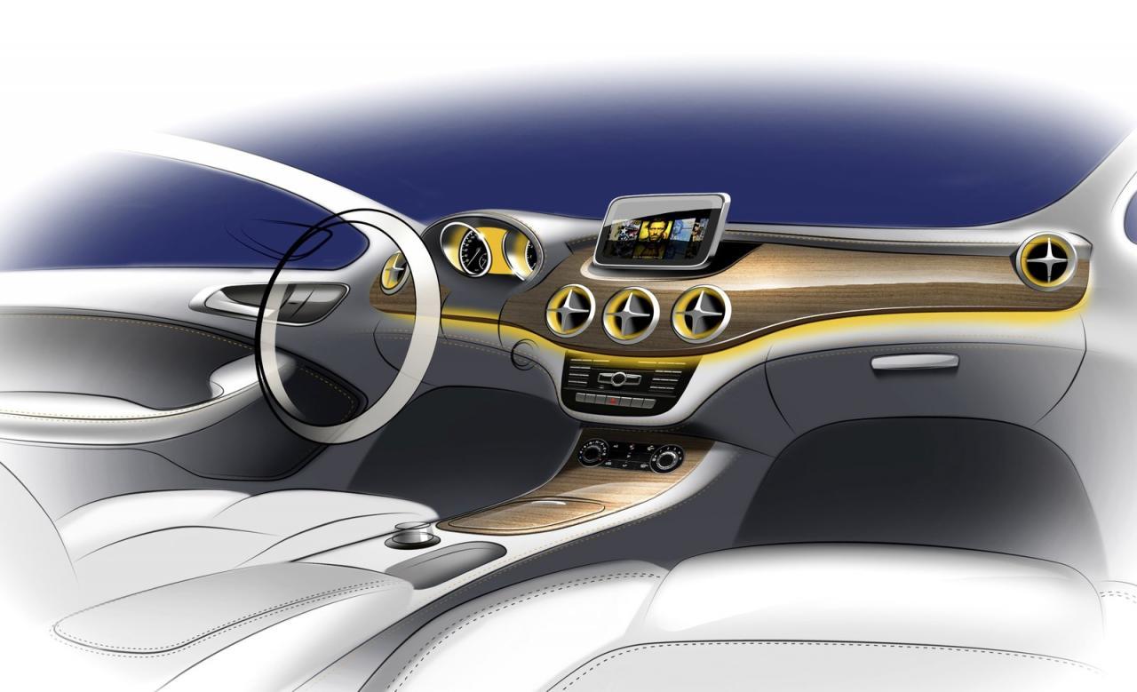 Mercedes Benz B-class Interior teaser