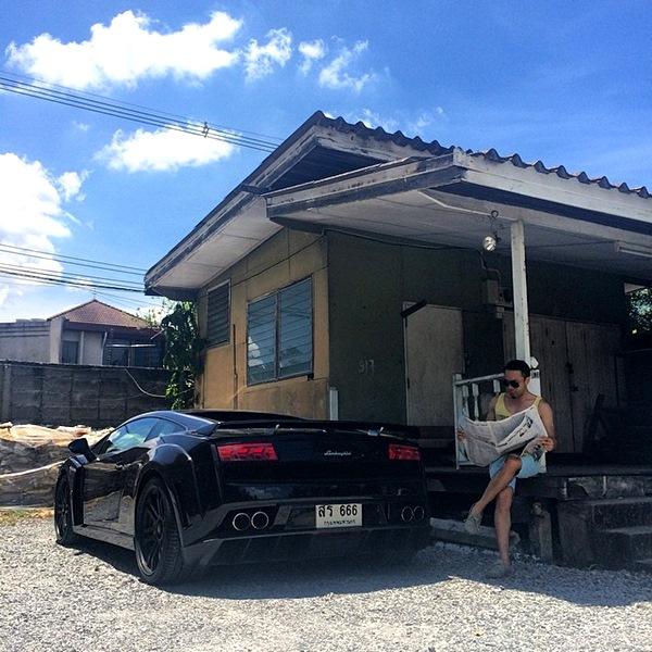 ดีเจภูมิ Lamborghini Gallardo