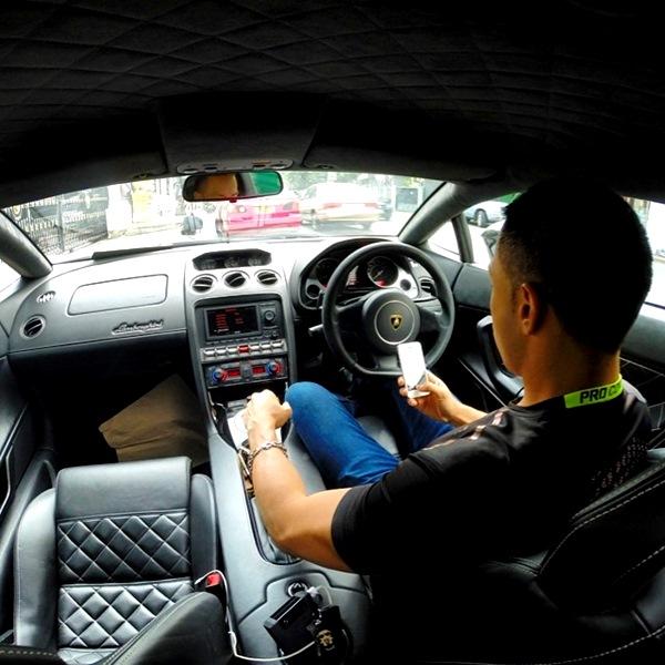 ดีเจภูมิ Lamborghini Gallardo