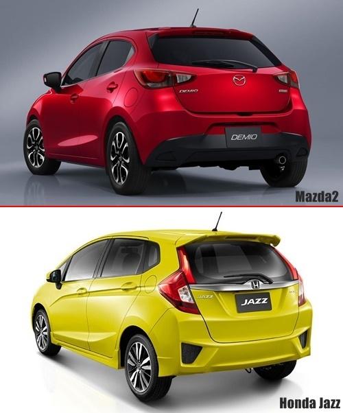 Mazda2 - Honda Jazz