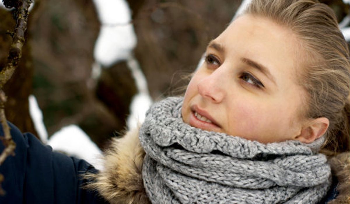 หน้าแดงจากอากาศเย็น