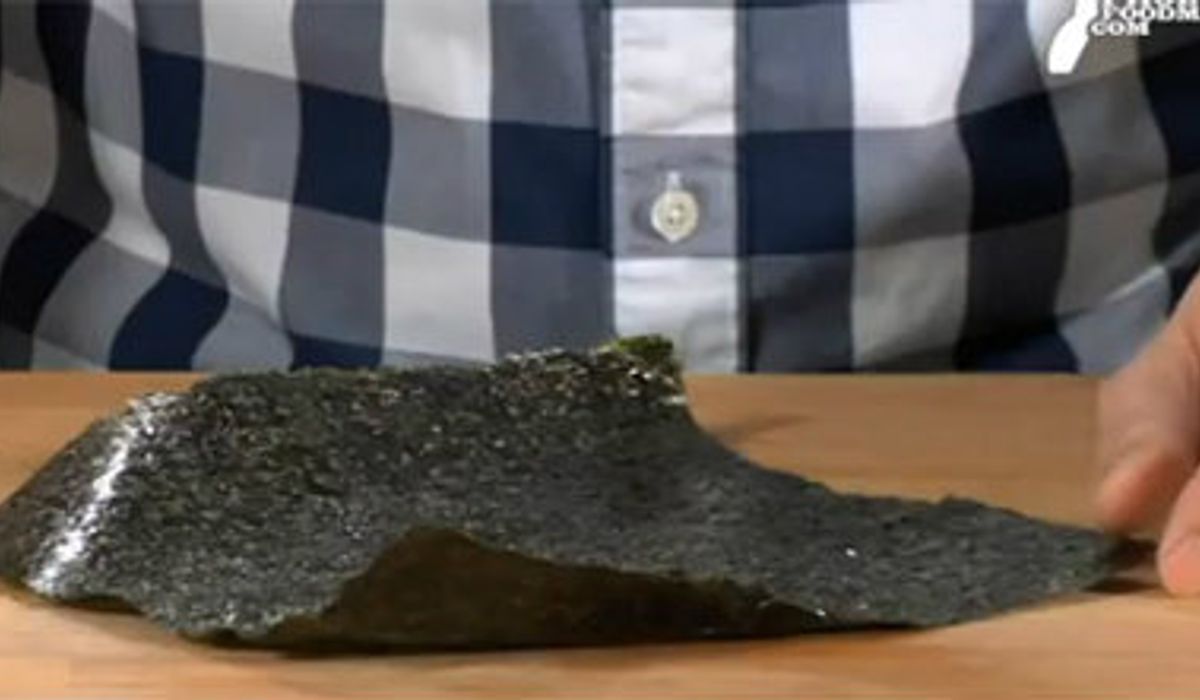 วิธีการไล่ความชื้นสาหร่ายแผ่น