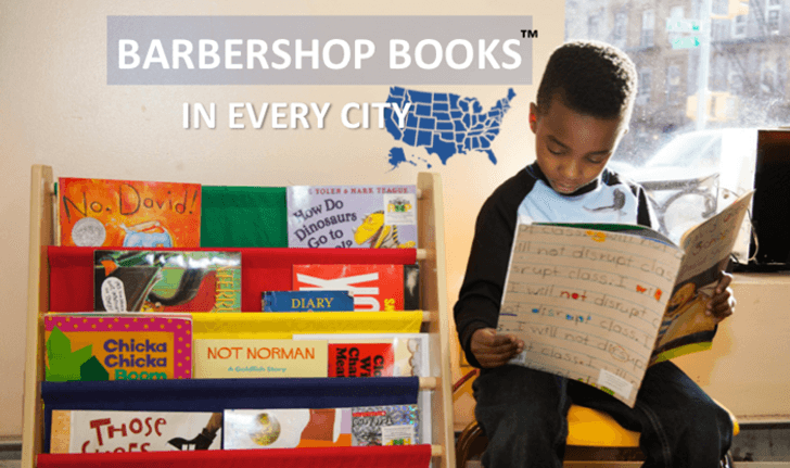 "Barbershops Books" โครงการสุดแนวที่เสริมสร้างความหล่อควบคู่ความรู้