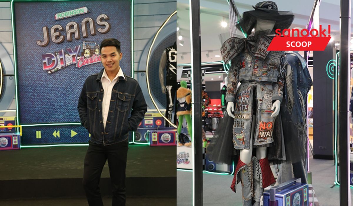“กฤษณะ มะกรูดอินทร์” นศ. ม.เกษมบัณฑิต ให้สงครามบันดาลใจสู่งานยีนส์ DIY