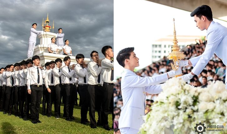 งดงามสมเป็นลูกพระจอมฯ "พิธีมอบเนกไทและเข็มพระมหามงกุฎ" ปีการศึกษา 2562