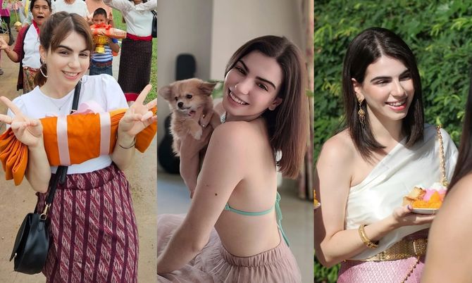 เปิดวาร์ป "ซิลวาน่า" สาวดัตช์พูดไทย รักความม่วนแบบอีสานและเต้นหน้ารถแห่