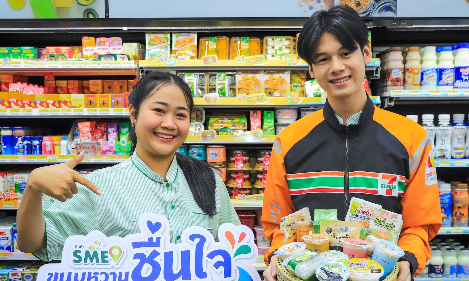 “ขนมหวาน SME ชื่นใจรับลมร้อน” ชวนชิมขนมไทยกว่า 50 รายการ ในร้านเซเว่นฯ