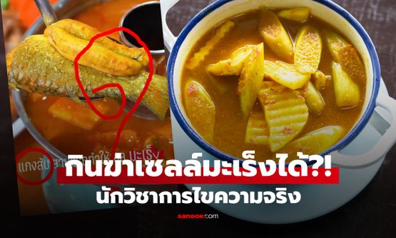 ไขความจริง กินแกงส้ม-แกงเหลือง ฆ่าเซลล์มะเร็งได้ 45% ดีกว่ายา 2 เท่า ขนาดนั้นเลยหรือ?