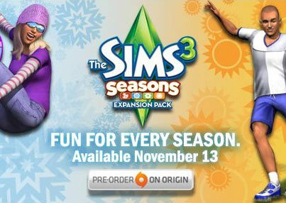 The Sims 3: Seasons ฤดูกาลเปลี่ยน! ชาวซิมส์ก็เปลี่ยน!