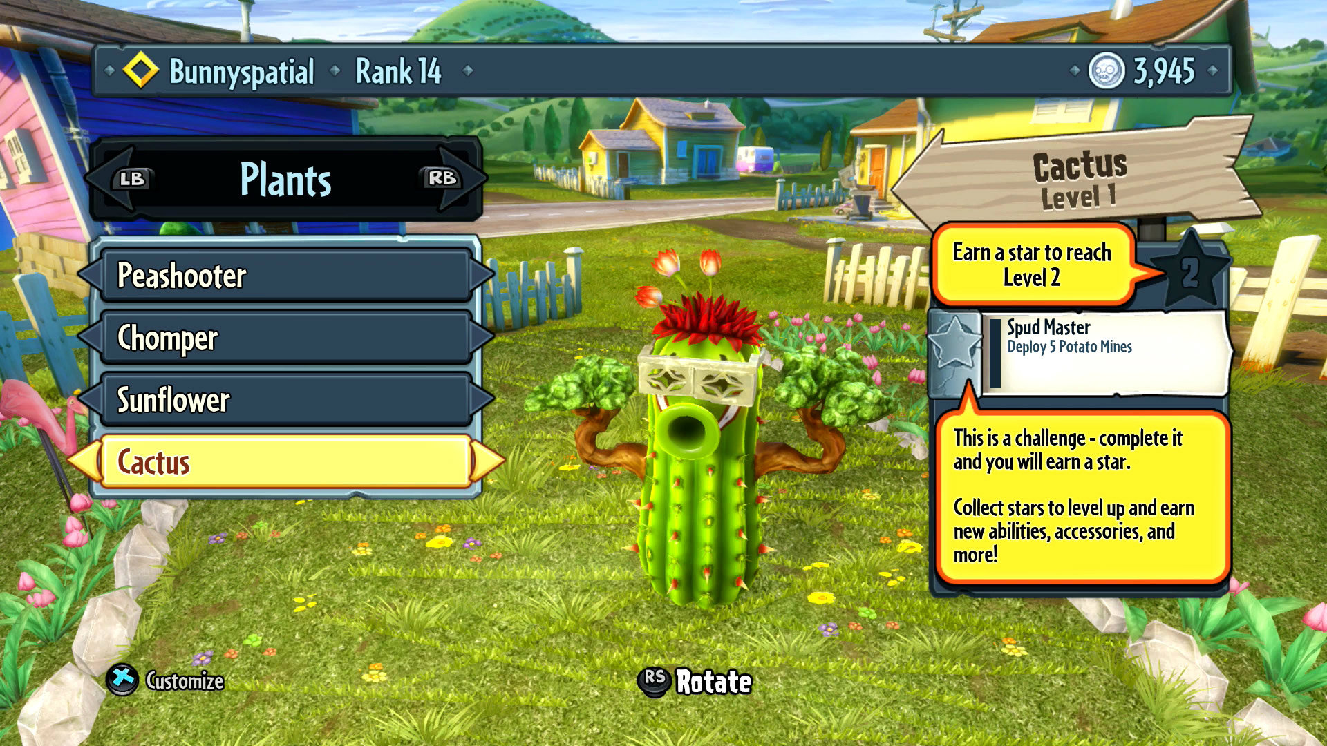 Plants VS. Zombies : Garden Warfare