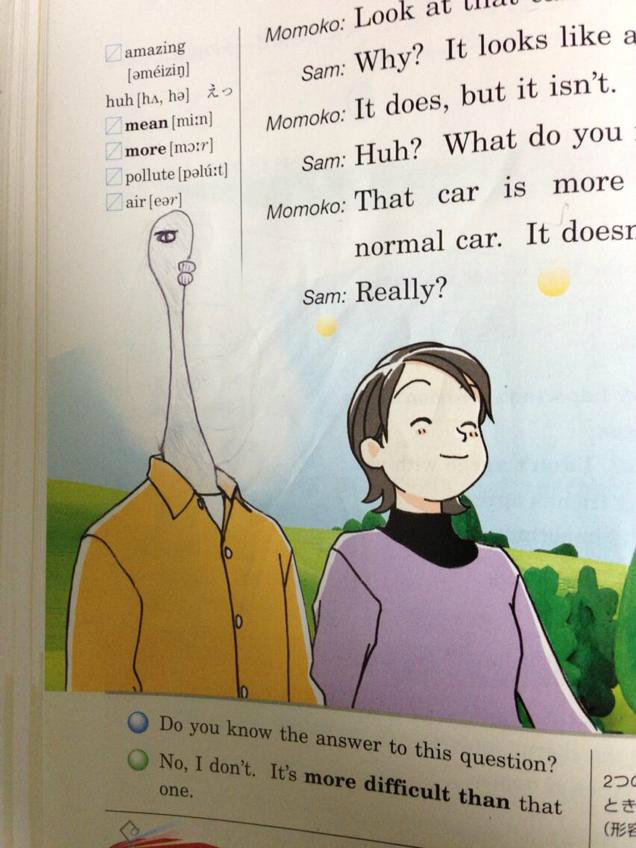 Silly Schoolbook Drawings