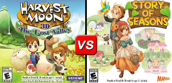 Harvest Moon vs Story of Seasons