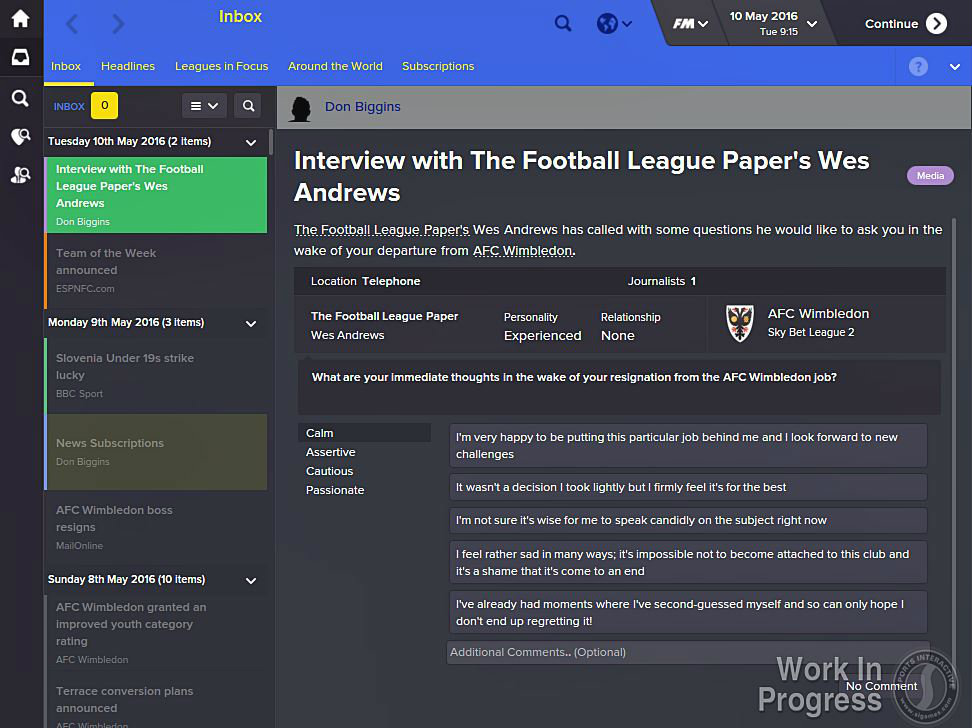 Football Manager 2016