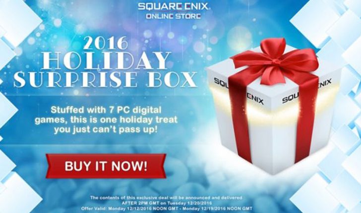 Square Enix จัดแพคสุดคุ้ม เป็นของขวัญรับคริสต์มาส