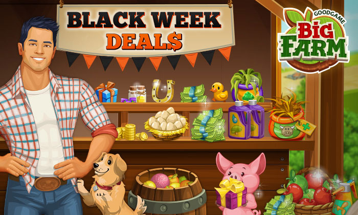 Bigfarm โปรโมชั่น Black Week Deal สัปดาห์ดำๆเพิ่มพลังฟาร์ม!