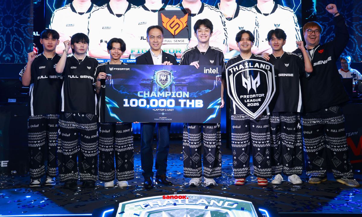 FULL SENSE คว้าแชมป์ Thailand Predator League 2026 คว้าตั๋วลุยศึกนานาชาติที่อินเดีย