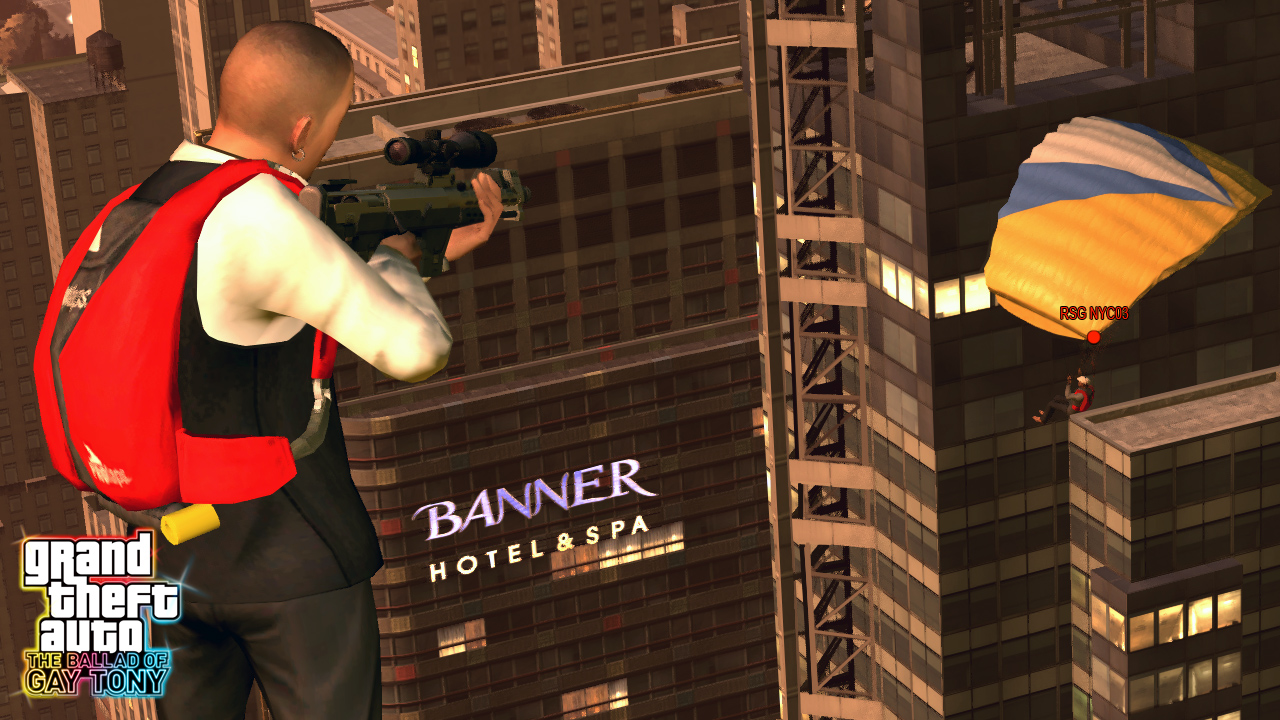 GTA The Ballad of Gay Tony โหมดออนไลน์ เพิ่มรถถัง เฮลิคอปเตอร์ โดดร่ม