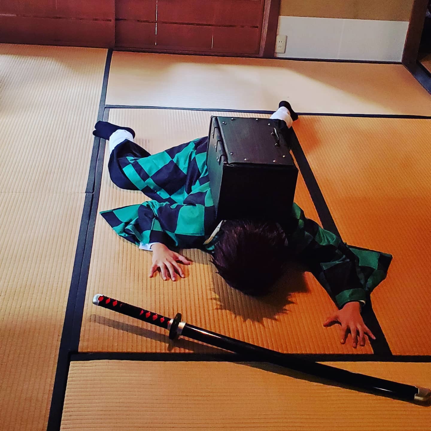 ชมคอสเพลย์ คามาดะ ทันจิโร่ ในดาบพิฆาตอสูร จาก Chabo