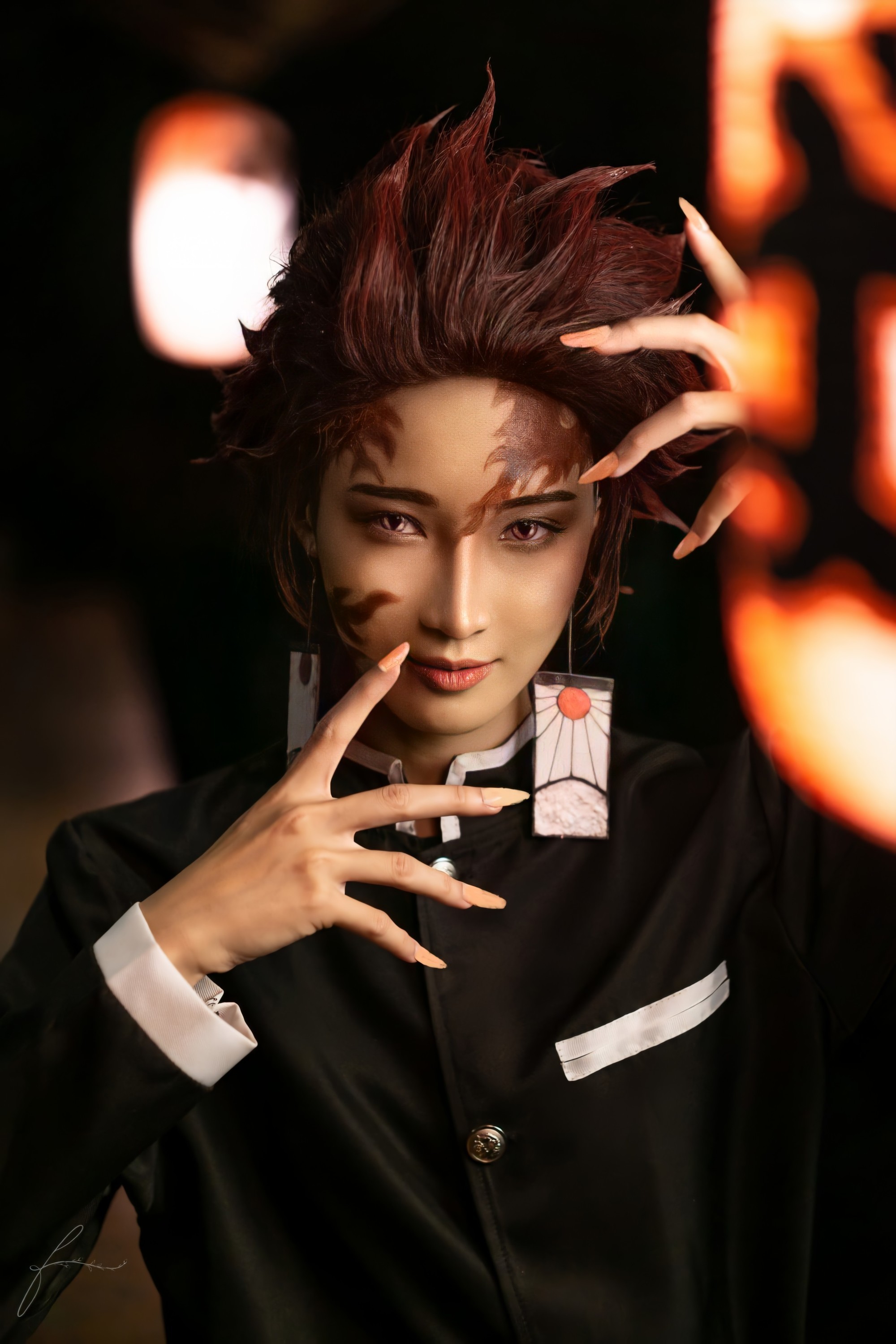 ชมคอสเพลย์ คามาดะ ทันจิโร่ ในดาบพิฆาตอสูร จาก Irene01Wiwi