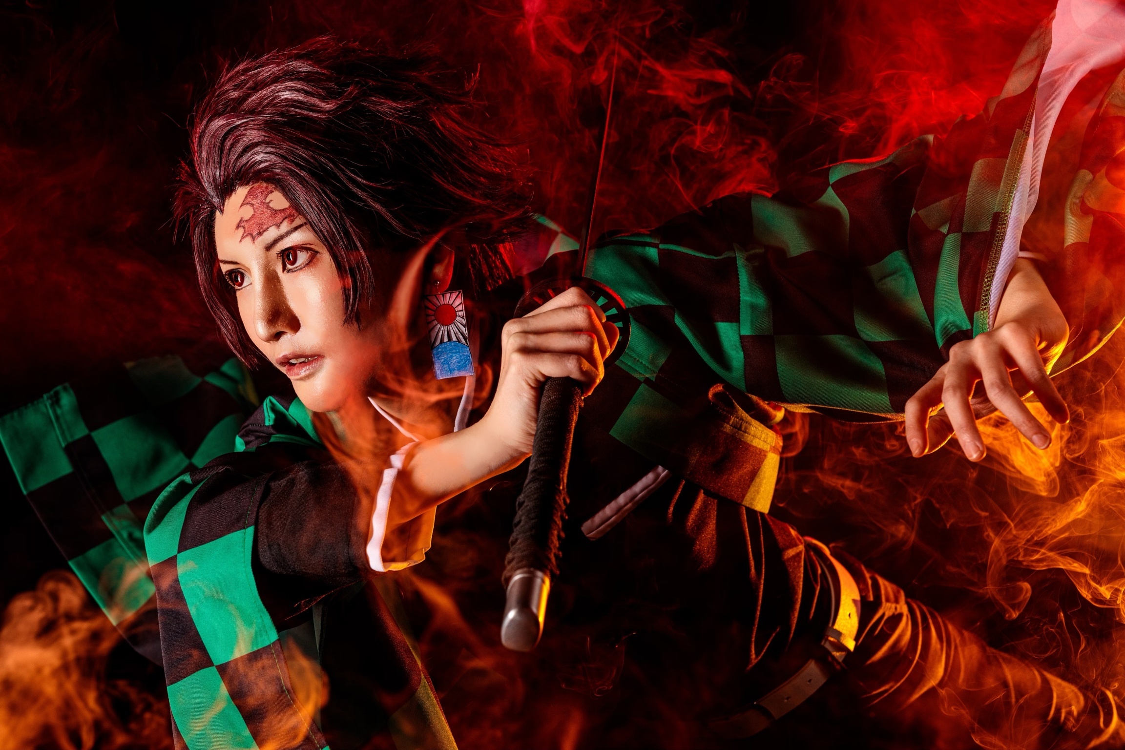 ชมคอสเพลย์ คามาดะ ทันจิโร่ ในดาบพิฆาตอสูร จาก gaito