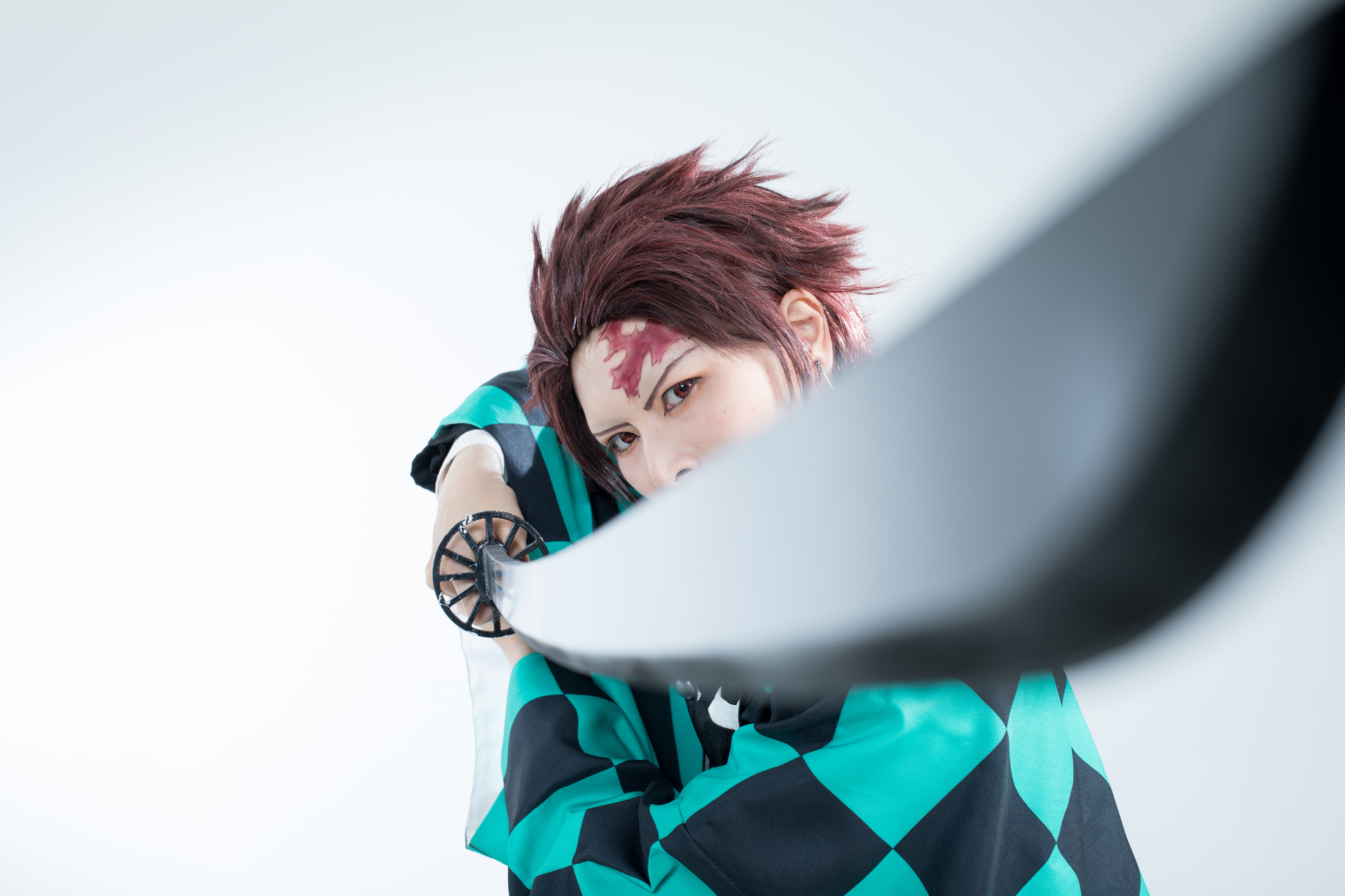 ชมคอสเพลย์ คามาดะ ทันจิโร่ ในดาบพิฆาตอสูร จาก sakuragishunsuke