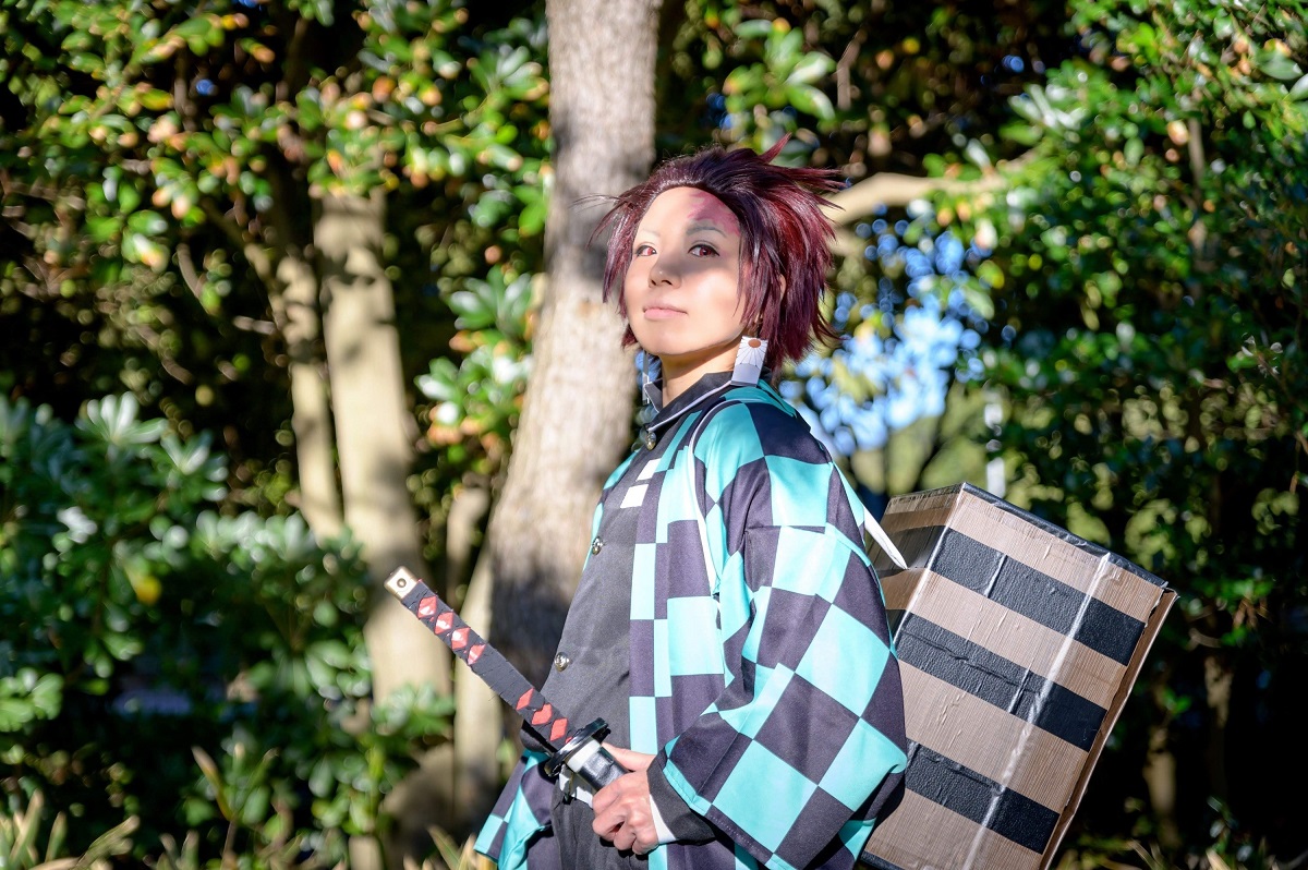 ชมคอสเพลย์ คามาดะ ทันจิโร่ ในดาบพิฆาตอสูร จาก shiki