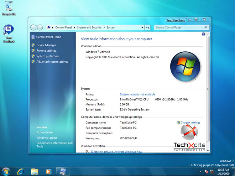 Windows 7 Build 7000