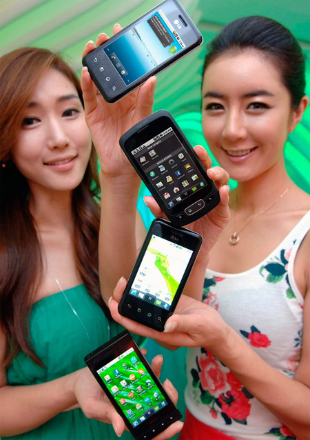 LG เปิดตัวโทรศัพท์ Android 2.2