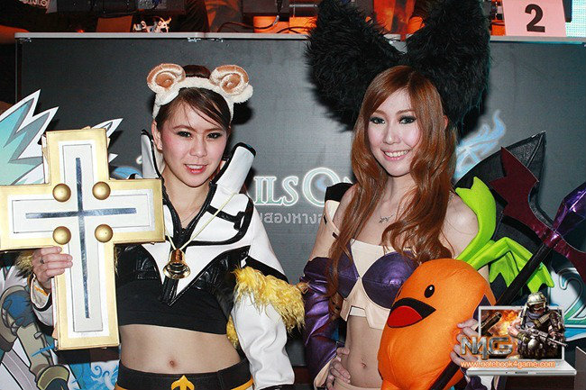 ภาพสาว ๆ จากงาน Thailand Game Show