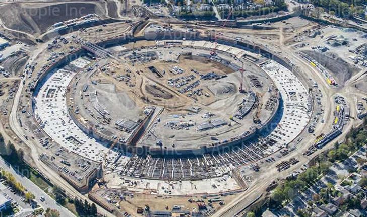 ภาพอัพเดทการก่อสร้างสำนักงานใหญ่แห่งใหม่ของ Apple