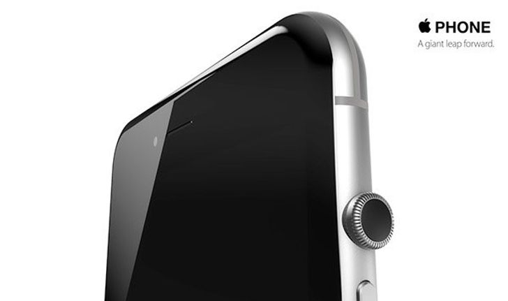 ชมภาพคอนเซปท์ iPhone 6S ล่าสุด ดีไซน์แปลกด้วยเม็ดมะยมแทนปุ่ม Home คล้ายบน Apple Watch