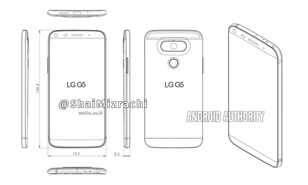 เผยภาพไดอะแกรมของ LG G5 มาพร้อม Design ใหม่หมดจนต้องบอกว่านี่คือ LG
