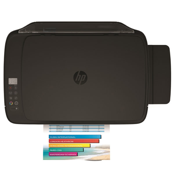 HP DeskJet GT 5820 All-in-One Printer WL, AerialTop, with output