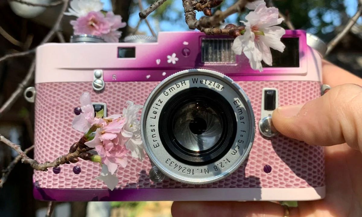 Leica M4 สีซากุระ ฉลองครบรอบ 10 ปี ร้านกล้อง Japan Camera Hunter