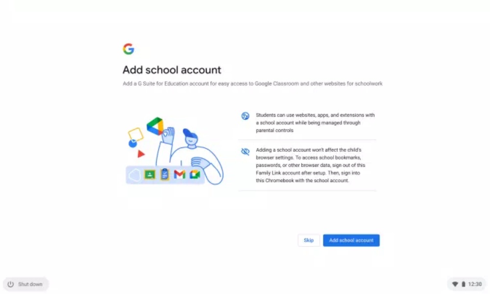chrome OS ใหม่