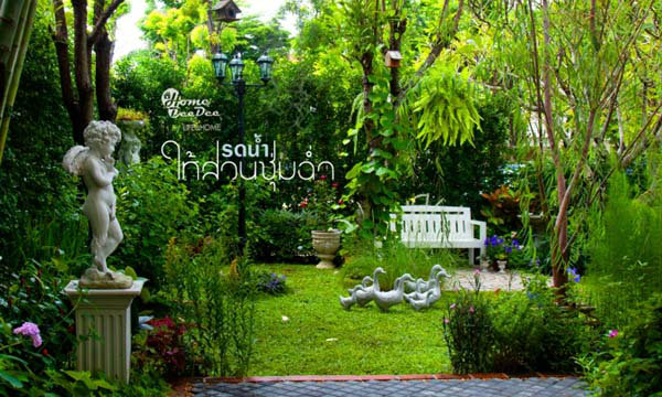 รดน้ำให้สวนชุ่มฉ่ำ รับหน้าหนาว