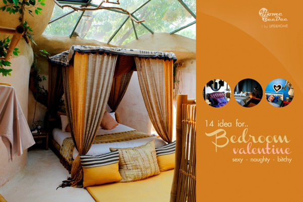 14 แบบห้องนอนสุดเร้าใจรับวาเลน์ไทน์ 14 กุมภา