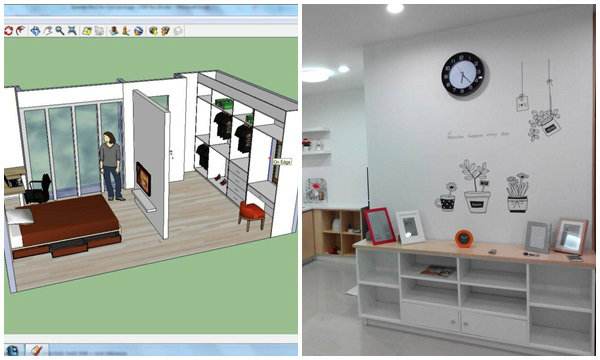 DIY ไม้กั้นห้อง เป็นเฟอร์นิเจอร์แต่งบ้าน ใช้เงินแค่ 3.5 หมื่น