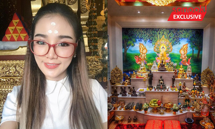 ห้องพระ ห้องเทพบ้าน “กระแต อาร์ สยาม” ลงทุนเป็นล้านเพราะศรัทธา ออกแบบห้องตามนิมิต