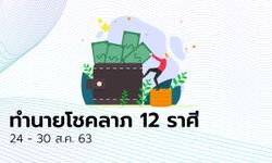 ทำนายโชคลาภ 12 ราศี วันที่ 24 - 30 สิงหาคม 2563