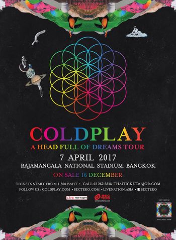 COLDPLAY A HEAD FULL OF DREAMS TOUR