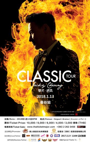 JACKY CHEUNG A CLASSIC TOUR BANGKOK 2018