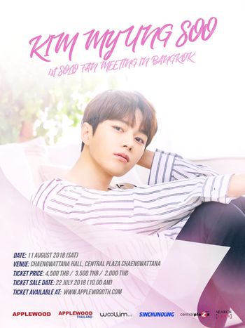 Kim Myung Soo 1st Solo Fan Meeting in Bangkok