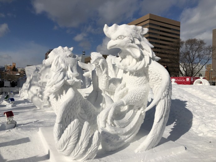 แชมป์แกะสลักหิมะ