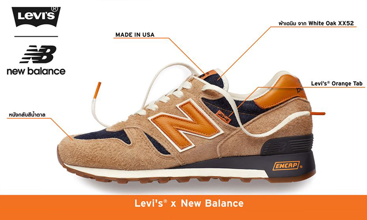 เข้าไทยแล้ว Levi’s x New Balance 1300 “Levi’s For Feet”